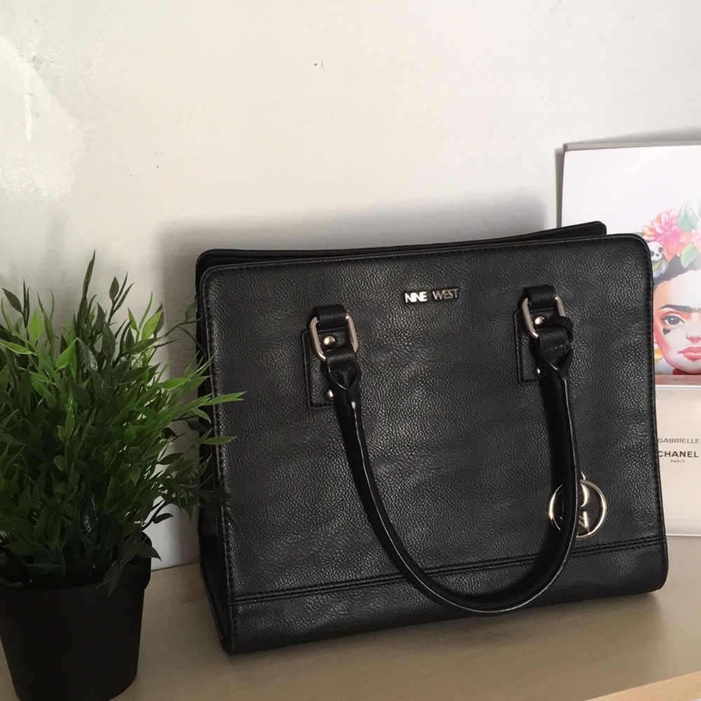 Nine West black Satchel